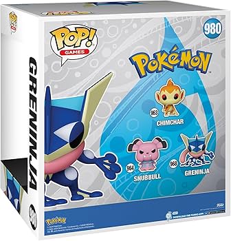 Funko POP! Jumbo: Pokemon - Greninja - Quajutsu - Vinyl