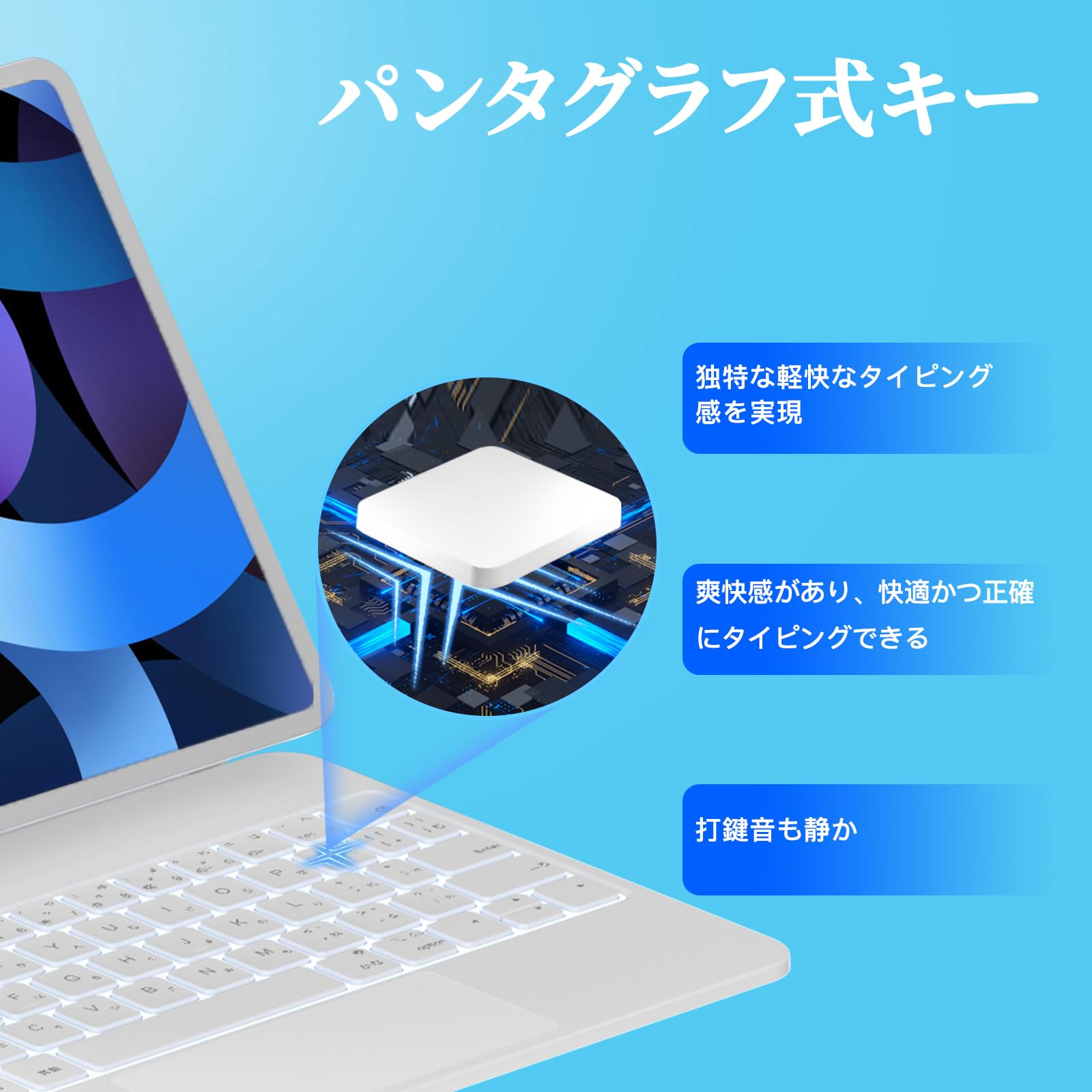 Amazon.co.jp: マジックキーボードMBODMI 2025 iPad Air 第7世代(M3