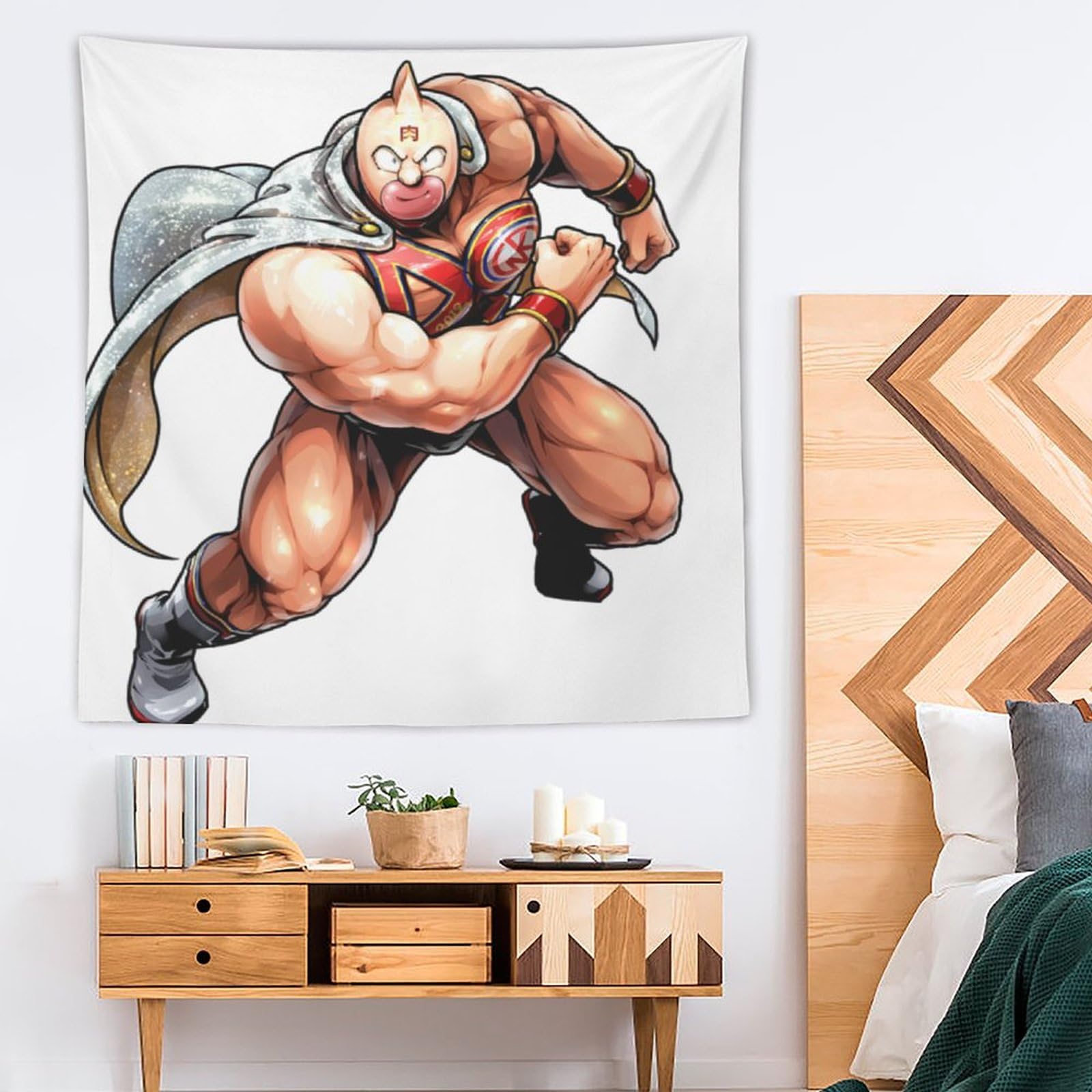 Amazon.co.jp: キン肉マン タペストリー 壁掛け 人気 布ポスター 壁