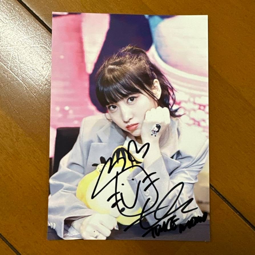 MISAMO サイン入りチェキ ポラロイド モモ MOMO twice MISAMO サイン