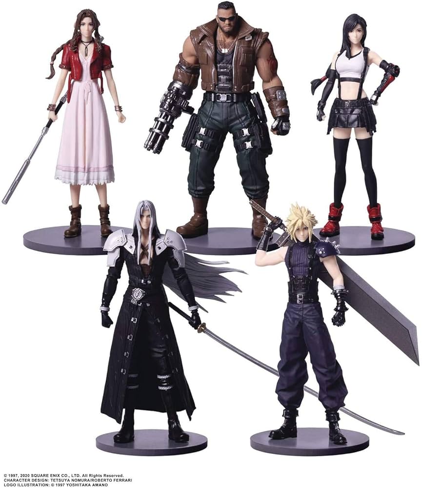 SquarEnix Final Fantasy VII Remake: Cloud, Sephiroth, Barret, Tifa
