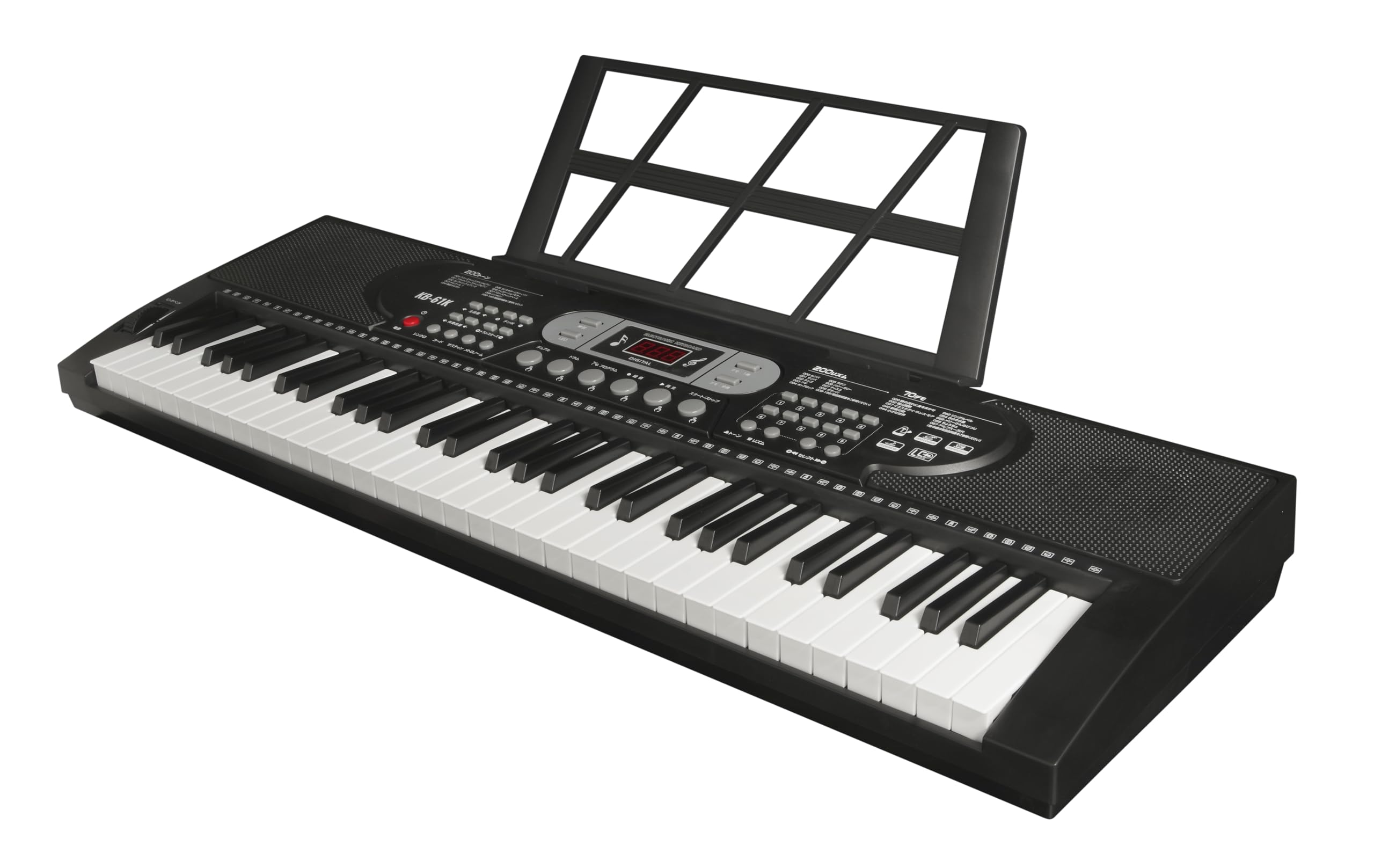 Amazon | クマザキエイム 光った鍵盤をなぞるだけ！ガイド機能付き電子