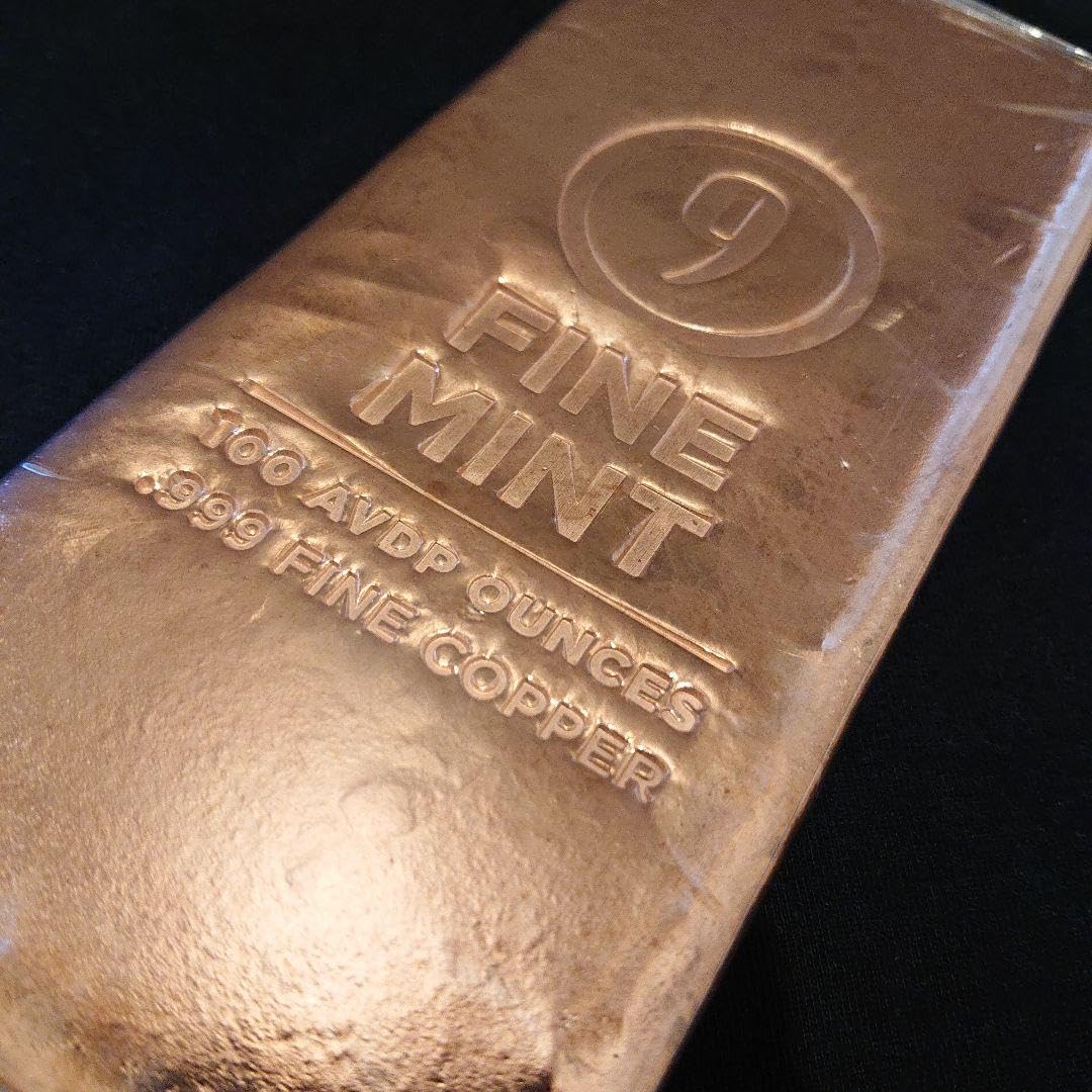 Amazon.co.jp: アメリカ製?FINE MINT社銅インゴット100oz銅塊延べ棒