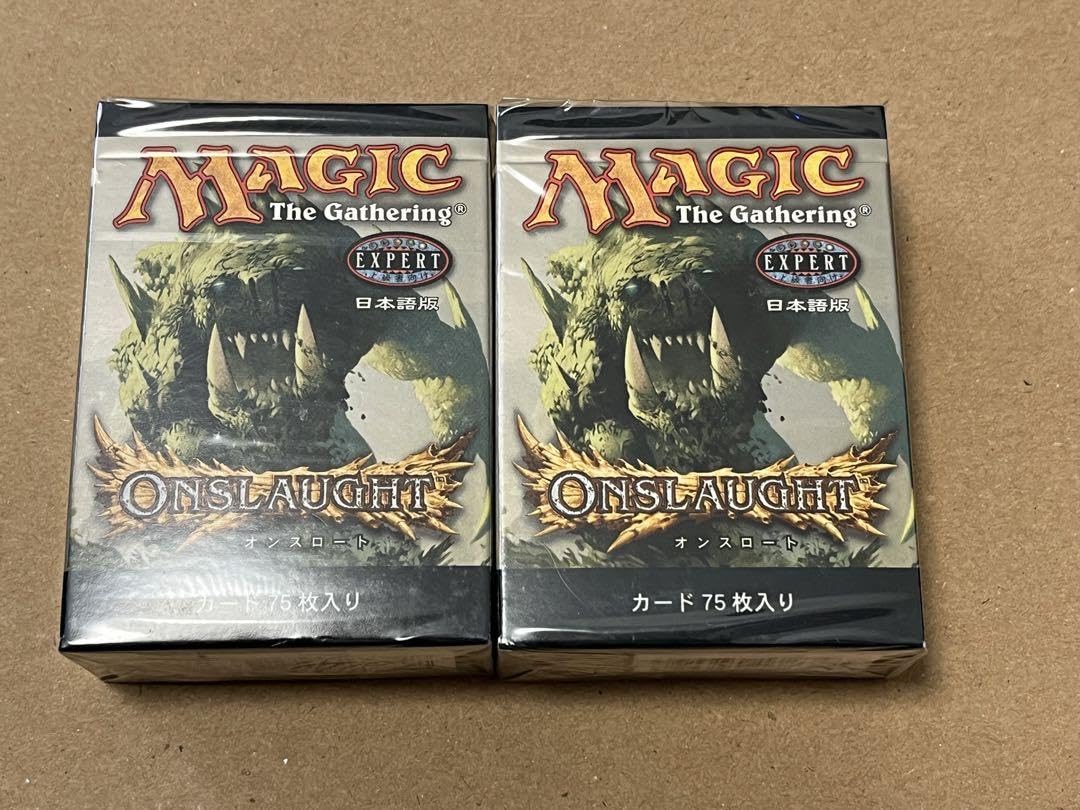 MTG 絶版 未開封 オンスロート トーナメントパック×2 日本語 MTG 絶版