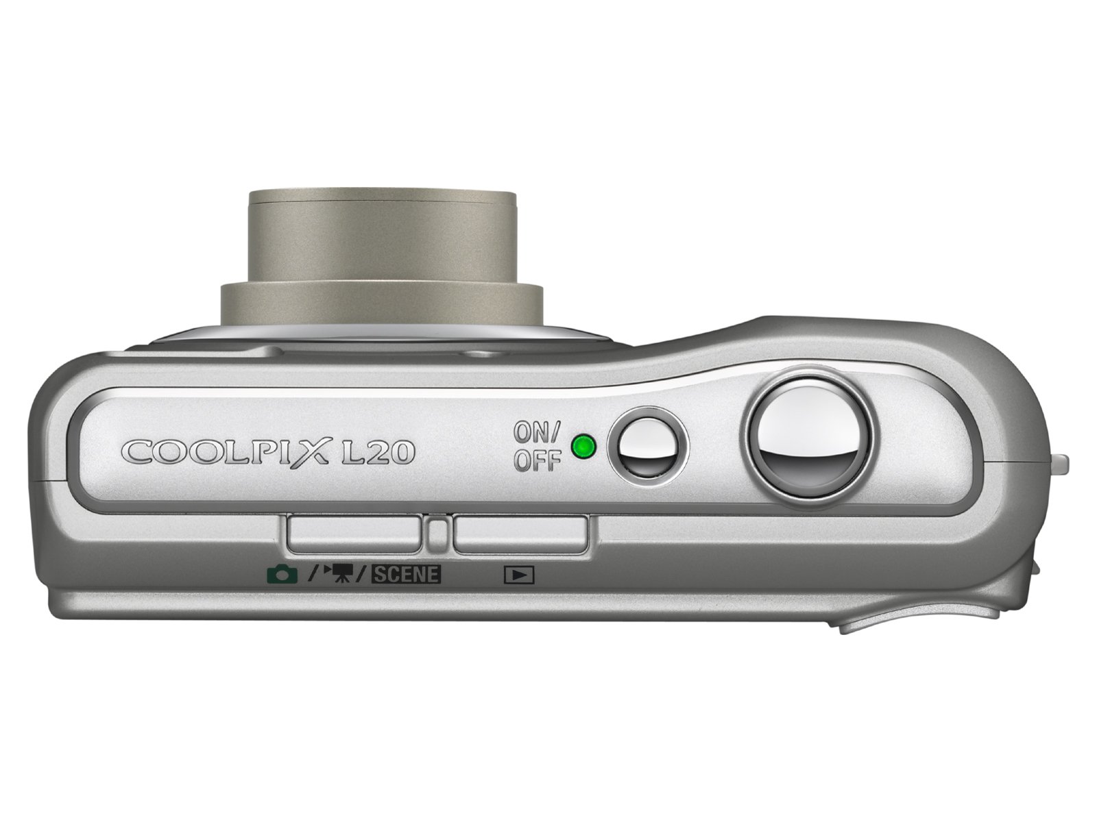 Amazon.co.jp: Nikon COOLPIX Digital Camera L20 Silver L20SL