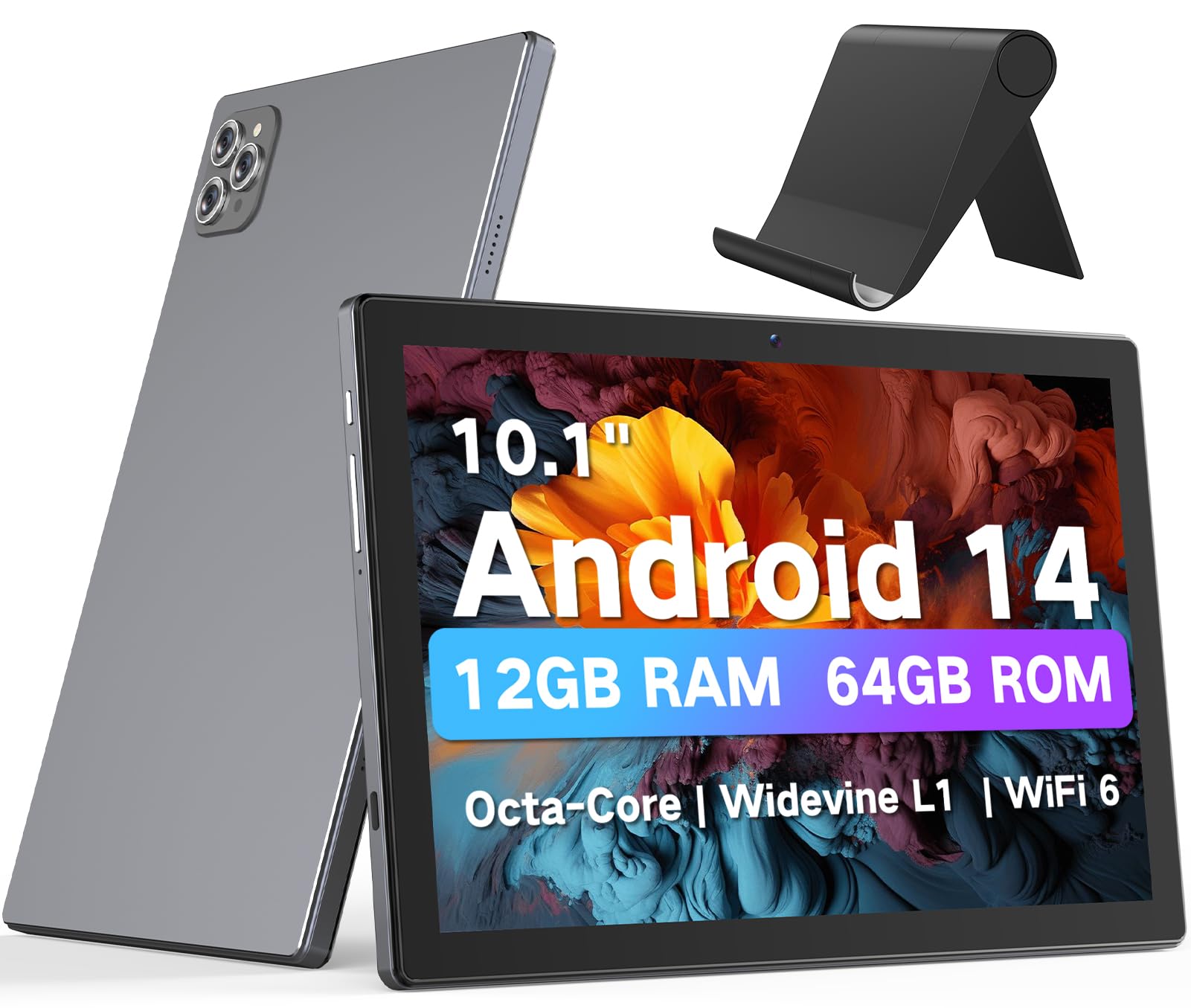 Amazon.com : FIEKVE Android Tablet 10.1 Inch, 2025 Android 14