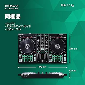 Amazon | Roland ローランド DJコントローラー DJ-202 Serato DJ対応