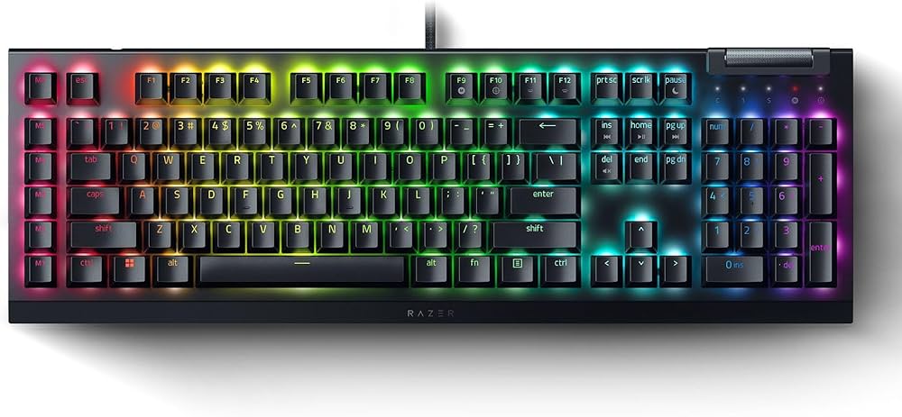 Amazon.com : Razer BlackWidow V4 X - Mechanical Gaming Keyboard