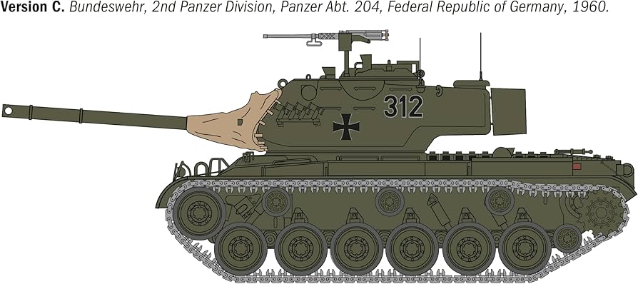 イタレリ 1/35 M47 完成品 戦車 模型 プラモデル ポルトガル イタレリ