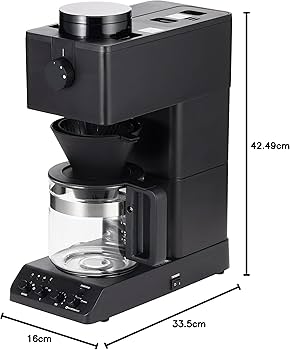 Amazon | TWINBIRD(ツインバード) コーヒーメーカー 全自動 ミル付き