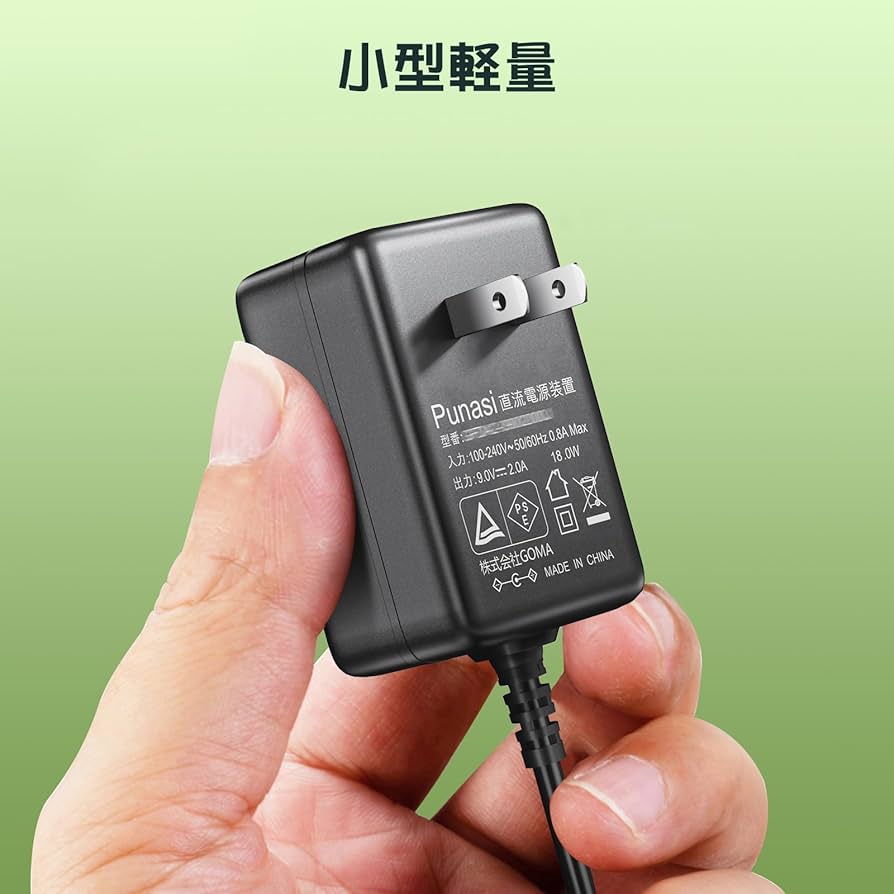 Amazon.co.jp: Punasi KORG用互換電源 ACアダプター PSE認証 9V 2A