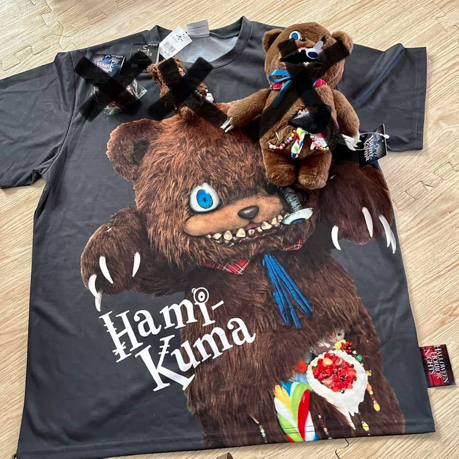 Amazon.co.jp: USJ ハミクマTシャツ&ポーチ キャラメル : おもちゃ