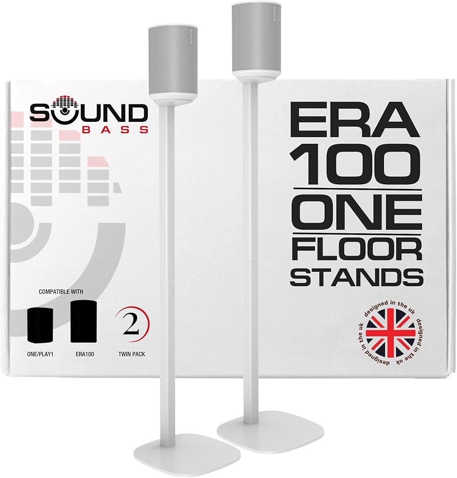 Amazon.com: Sound Bass ERA100 Floor Stand, Twin (2pcs), Compatible