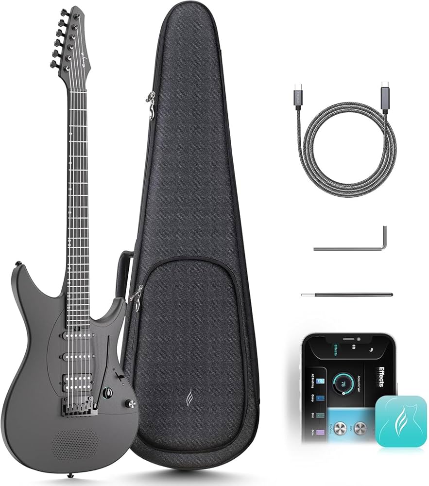 Amazon | ENYA Inspire Black 国内正規品 次世代アンプ内蔵エレキ