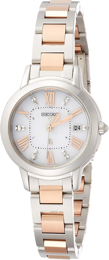 Amazon.co.jp: [ルキア]LUKIA 腕時計 LUKIA ダイヤ入りダイヤル チタン