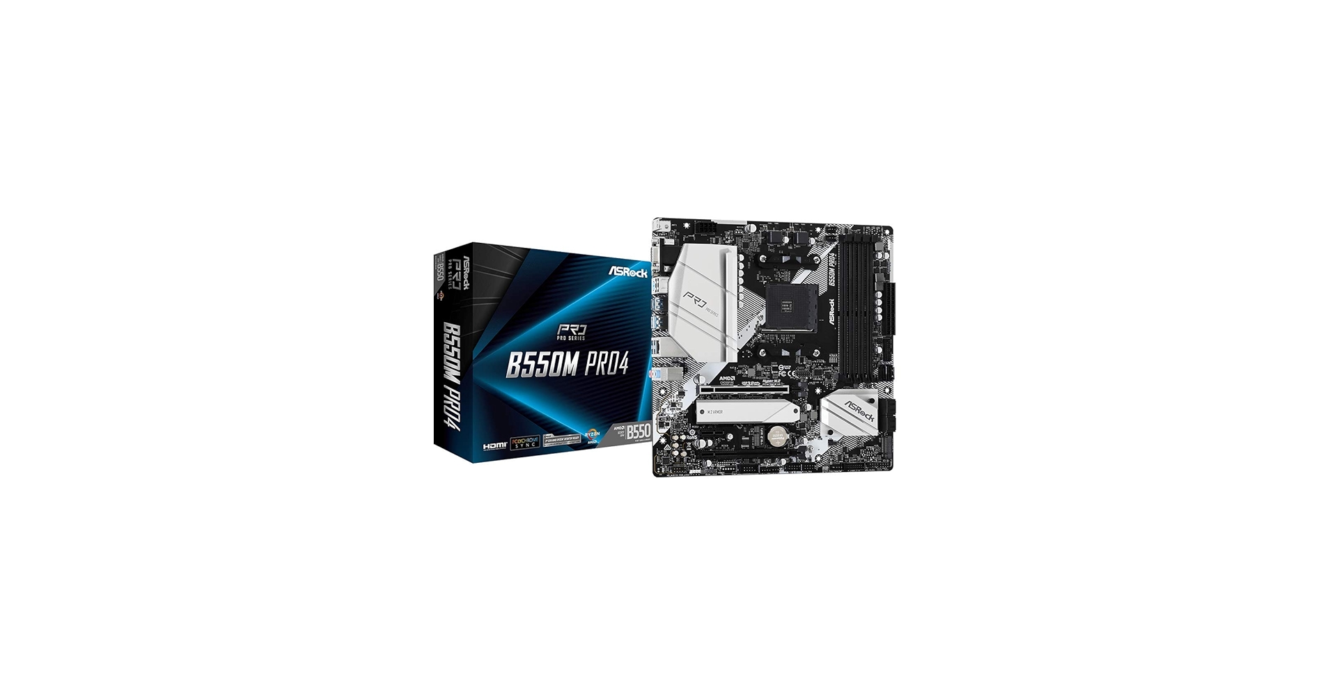 Amazon.com: ASRock B550M PRO4 Supports 3rd Gen AMD AM4 Ryzen