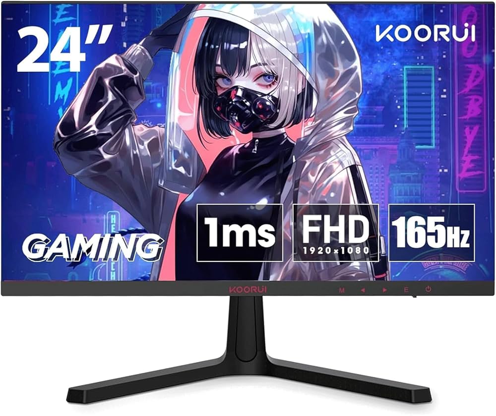 Amazon.co.jp: KOORUI 24E4 ゲーミングモニター 24 インチ フルHD