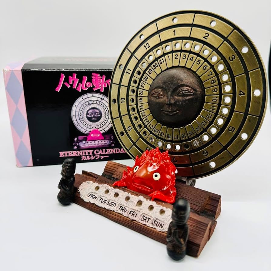 ハウルの動く城 エターナルカレンダー 万年カレンダー カルシファー