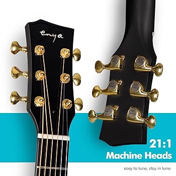 Amazon.com: Enya X4 PRO Carbon Fiber Acoustic Electric Guitar, 41
