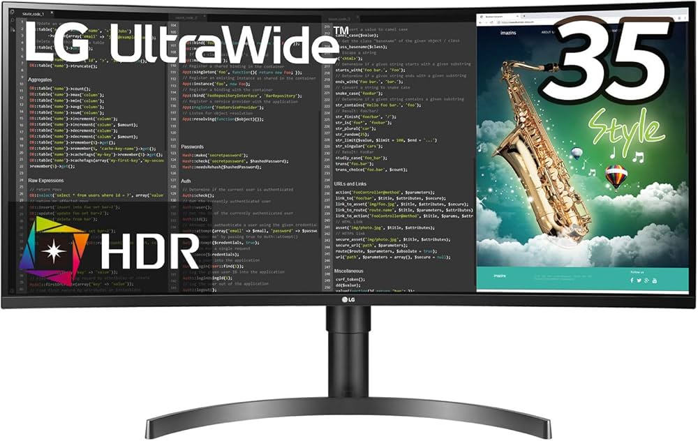 Amazon.co.jp: LG モニター ディスプレイ 35WN75C-B 35インチ/フレーム