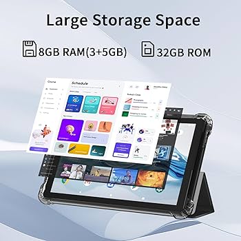 Amazon.com : IWEGGO Android 15 Tablet with Case, 7 Inch 8GB RAM+