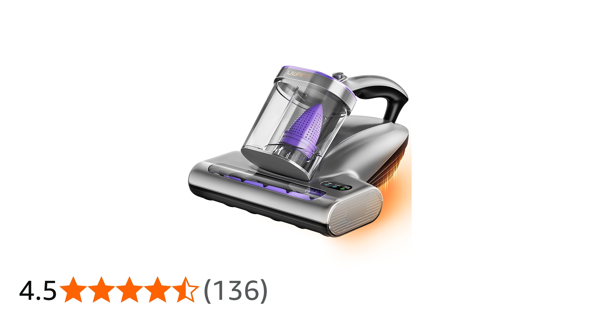 Amazon | uwant 布団クリーナー 布団掃除機 18kPa強力吸引 65℃熱風乾燥