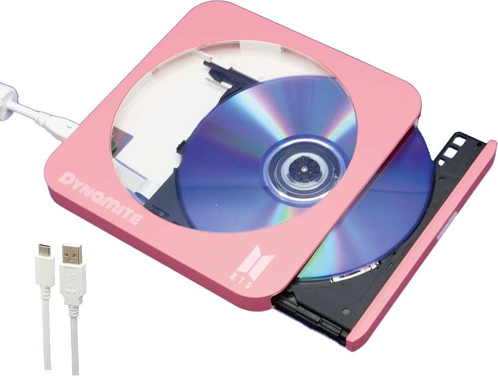 Amazon.co.jp: Dynamite Multi OS DVD Writer (ピンク) BTS Dynamite