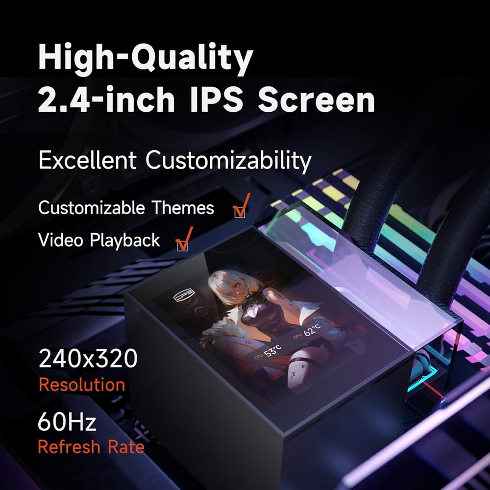 Amazon.co.jp: PCCOOLER AIO CPUクーラー液体冷凍庫 - 3パック F5 R120