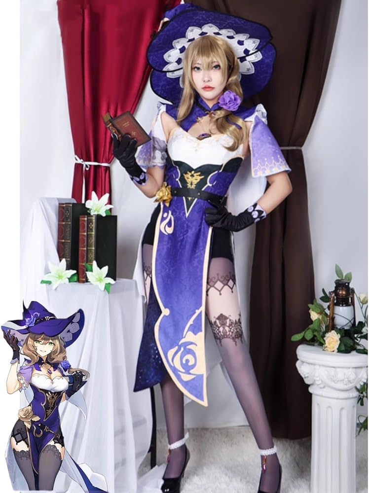 Amazon.co.jp: CHIASA 原神 げんしん コスプレ 図書館司書 リサ