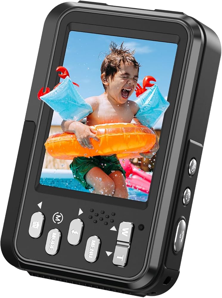 Amazon | Lecran 4K 防水 デジカメ IP68 4800万画素 デジタルカメラ