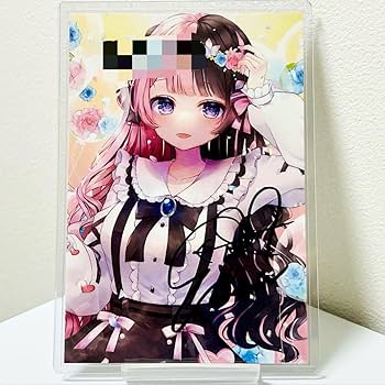 藤ちょこ 直筆サイン入り FaceGlam + ポストカード 白拍子花子 3 藤