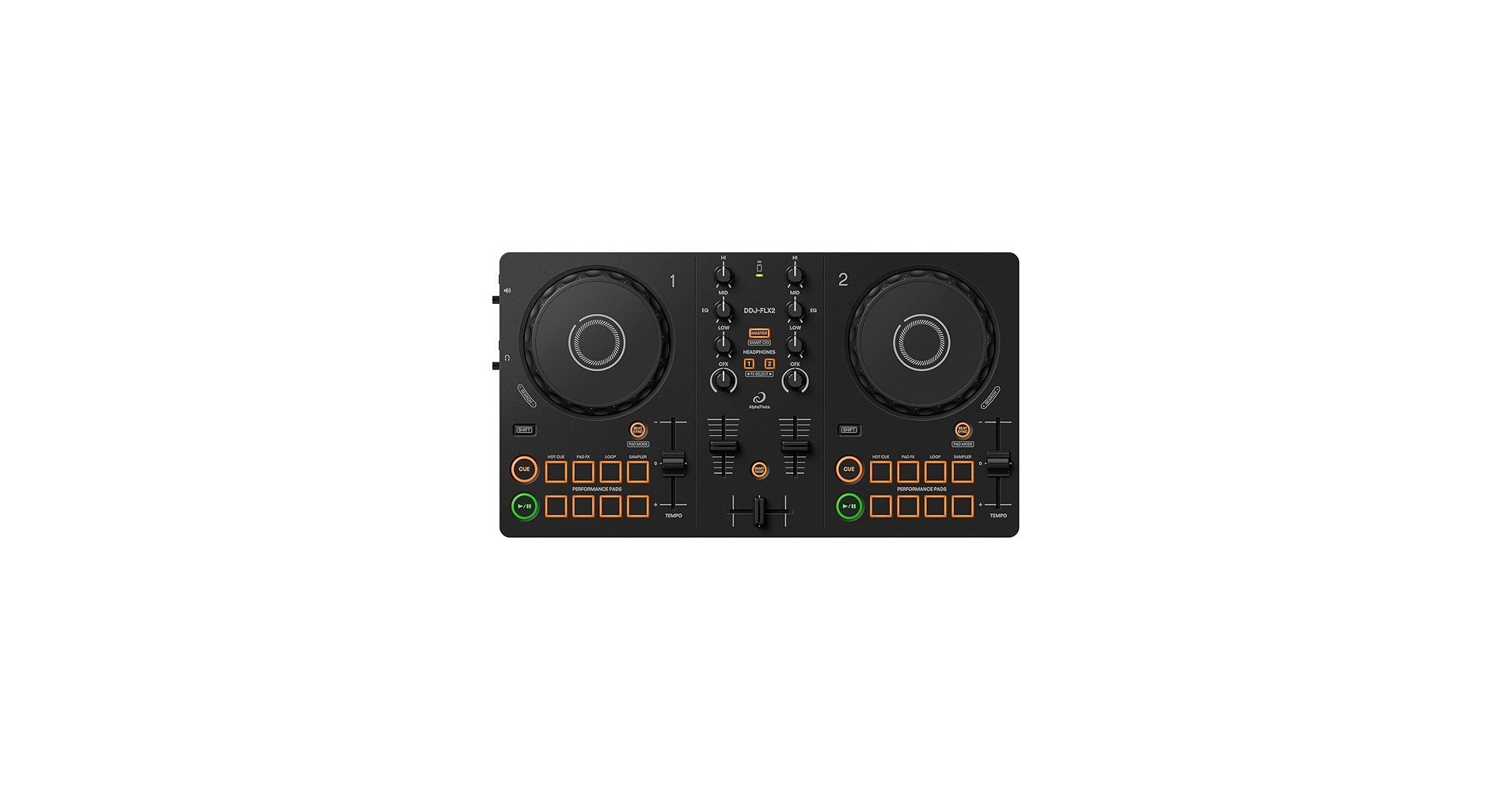 Amazon.com: AlphaTheta/Pioneer DJ DDJ-FLX2 Beginner DJ Controller