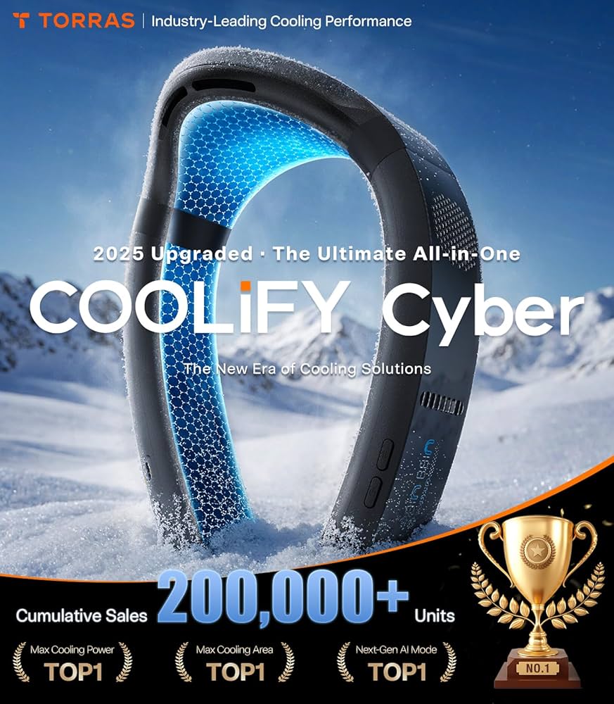 TORRAS COOLiFY Cyber ネッククーラー FG6A Amazon.com: TORRAS