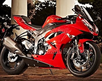 Amazon | フェアリングセット Ninja 適用ZX6R 2009-2012 636 ZX 6R
