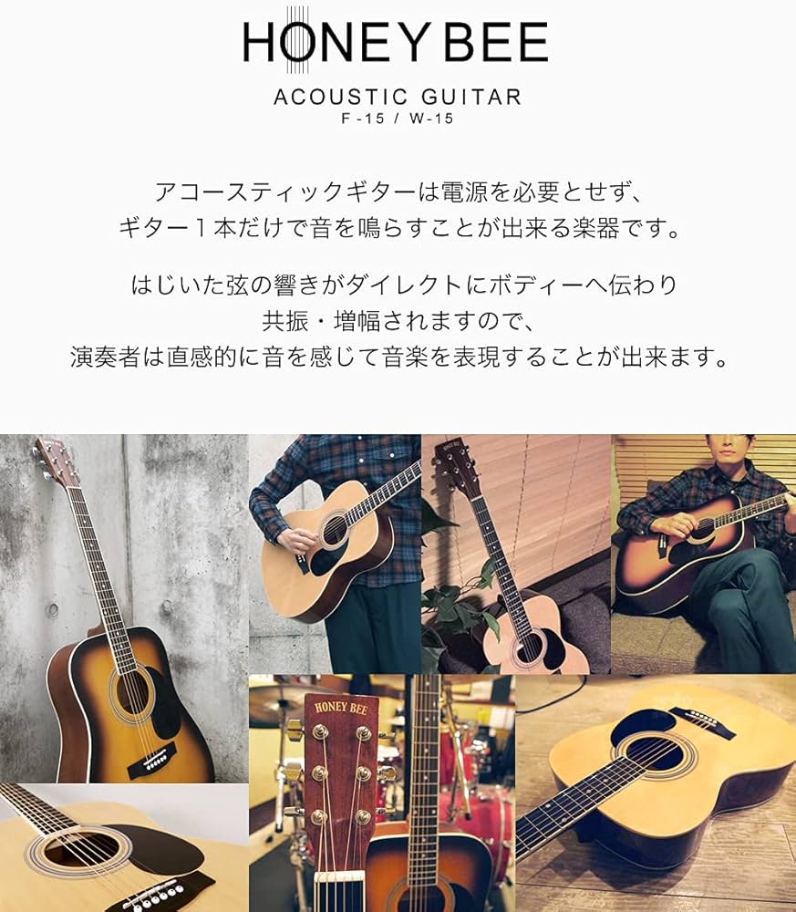 Amazon | HONEY BEE ハニービー アコースティックギター フォーク
