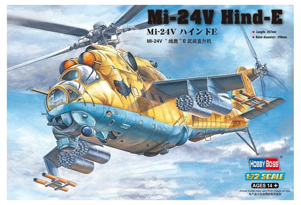 Amazon.com: Hobby Boss Mi-24V Hind-E Airplane Model Building Kit