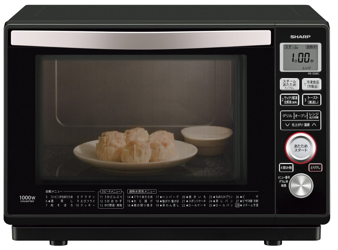 Amazon | シャープ 過熱水蒸気オーブンレンジ 23L ブラック RE-SS8C-B