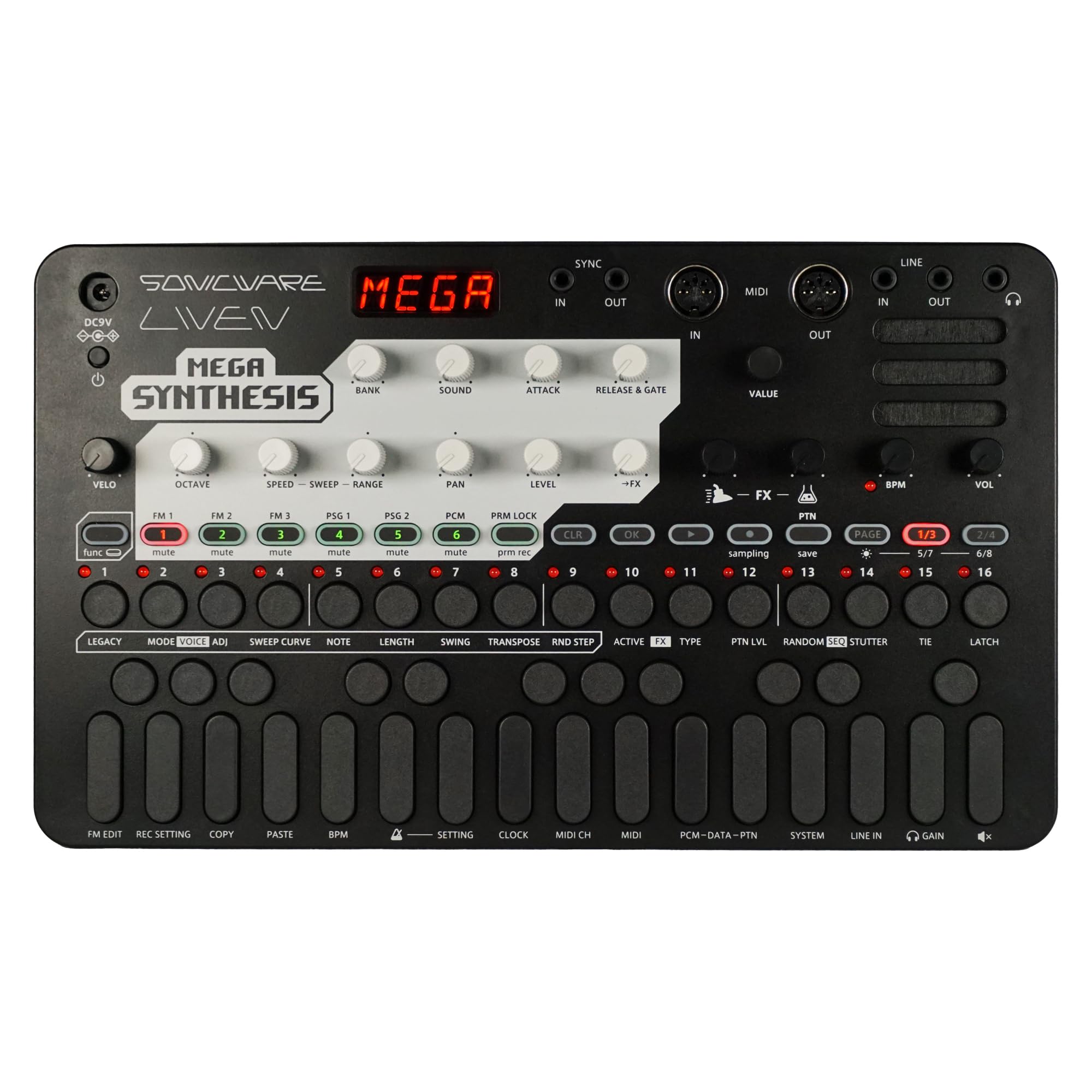 Amazon.com: Sonicware Liven MEGA SYNTHESIS [Retro Game Music