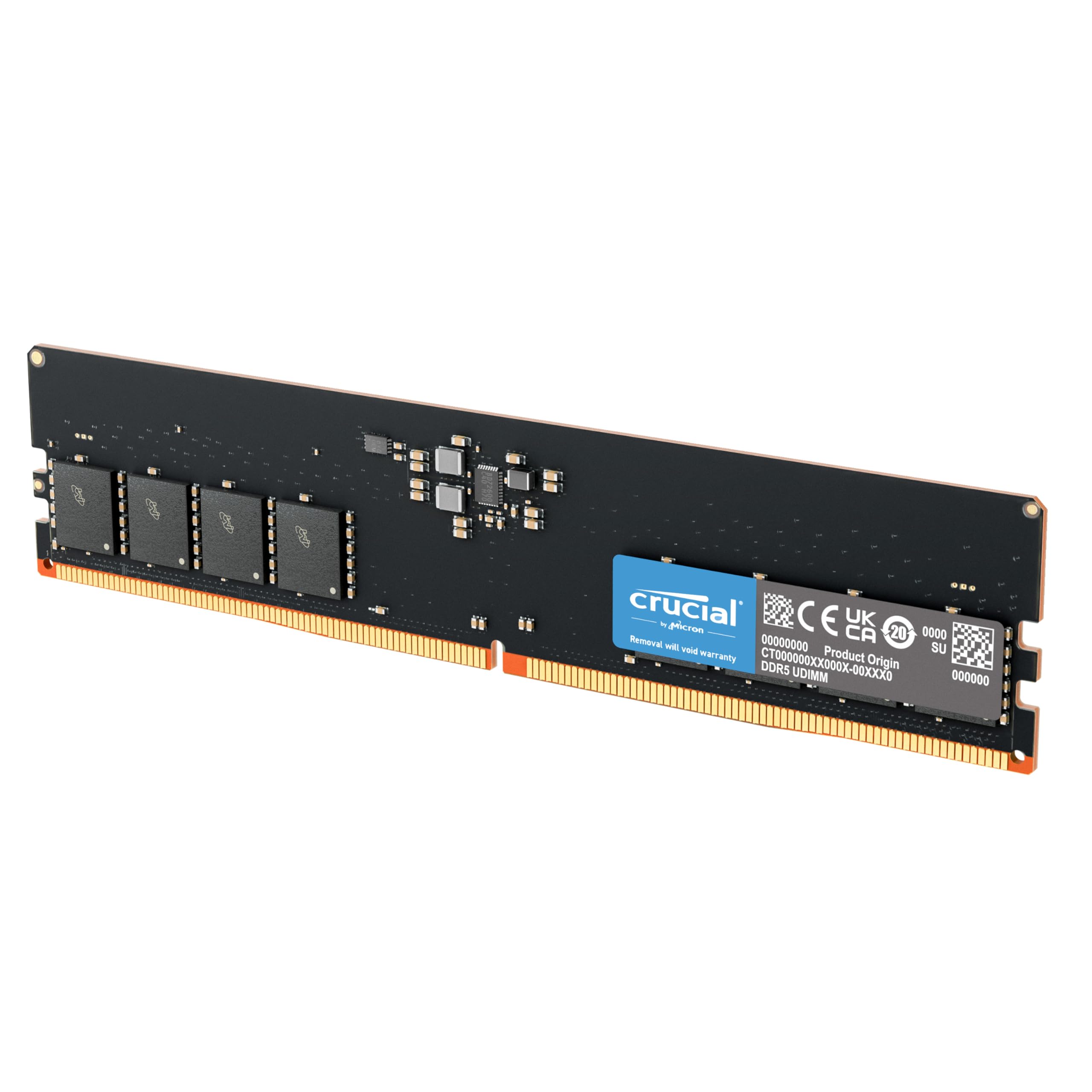 Crucial DDR5 RAM 32GB 4800MHz, Desktop Computer Memory, CL40