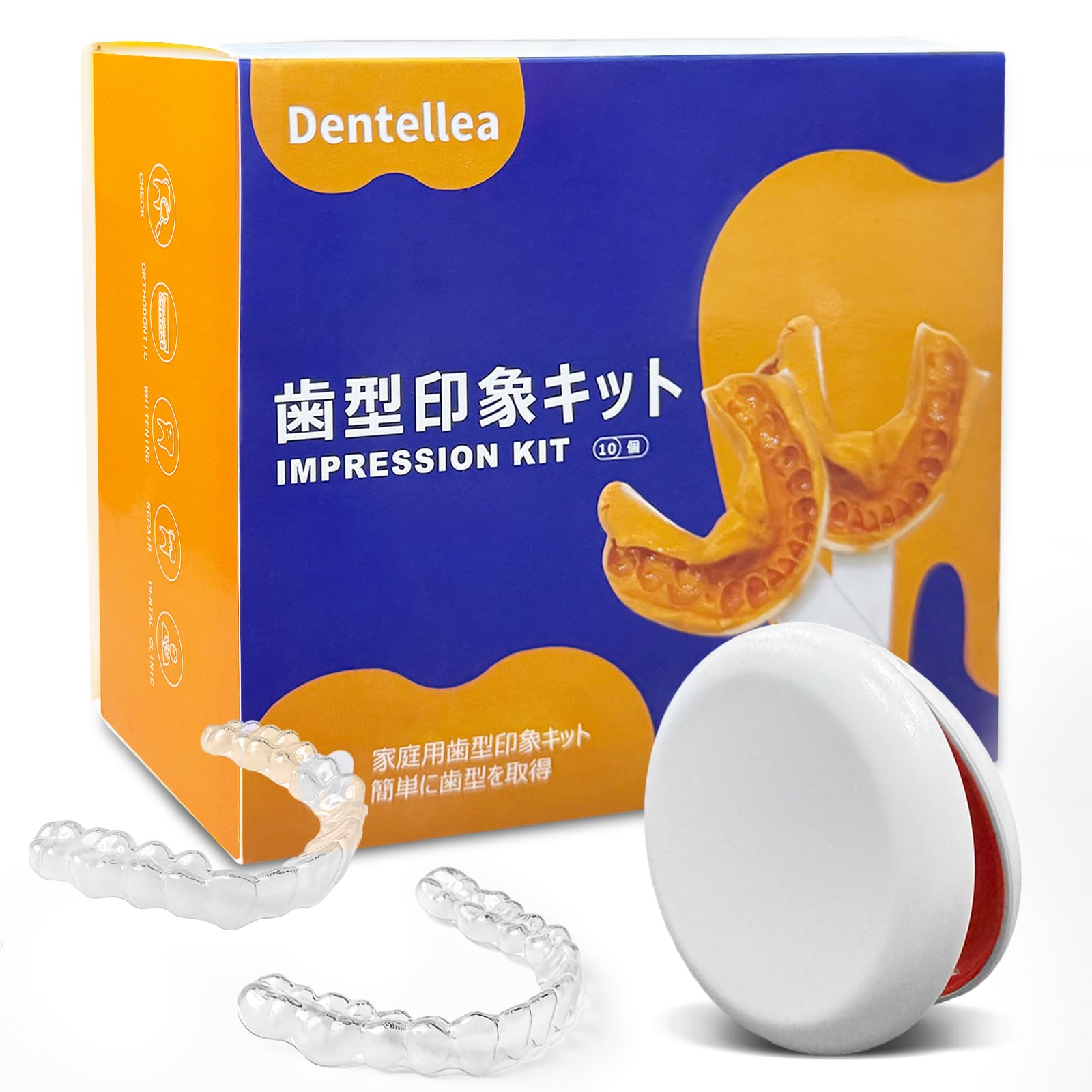 Amazon.co.jp: Dentellea カスタム マウスピース 2個セット 上下対応
