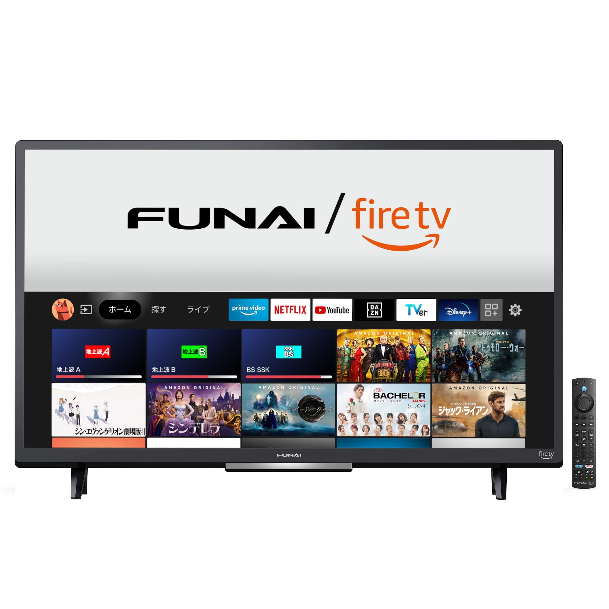 Amazon.co.jp: FUNAI Fire TV搭載スマートテレビ フナイ 32V型 液晶
