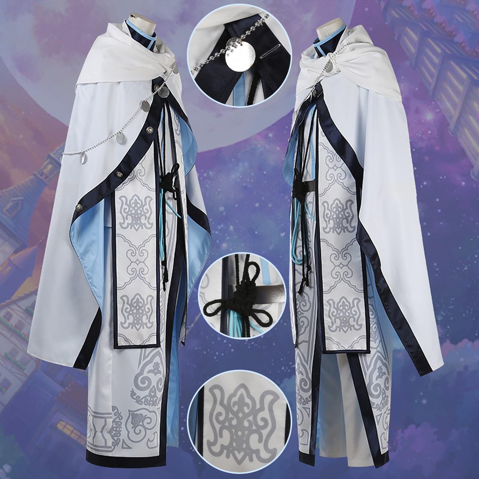 Amazon.co.jp: ファウスト コスプレ衣装 まほやく1周年 正装 白スーツ