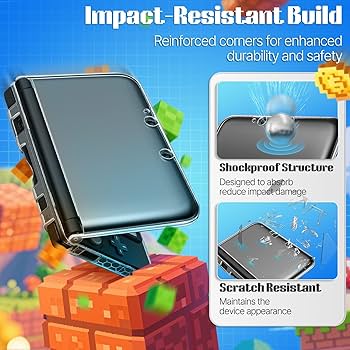 Amazon.com: TNP 3DS XL Case - Ultra Clear Crystal Transparent Hard