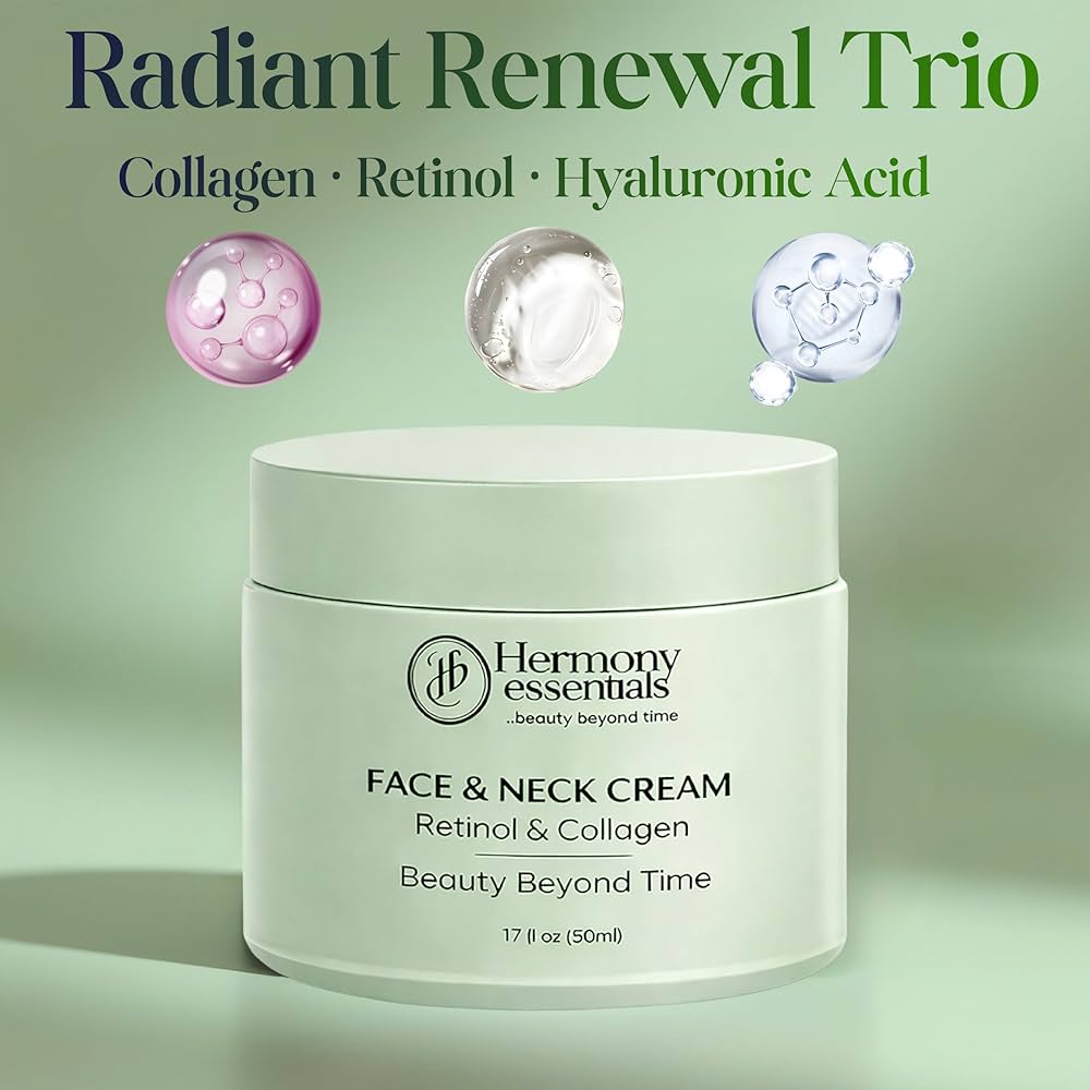 Amazon.com: Hermony Essentials Collagen, Retinol & Hyaluronic Acid
