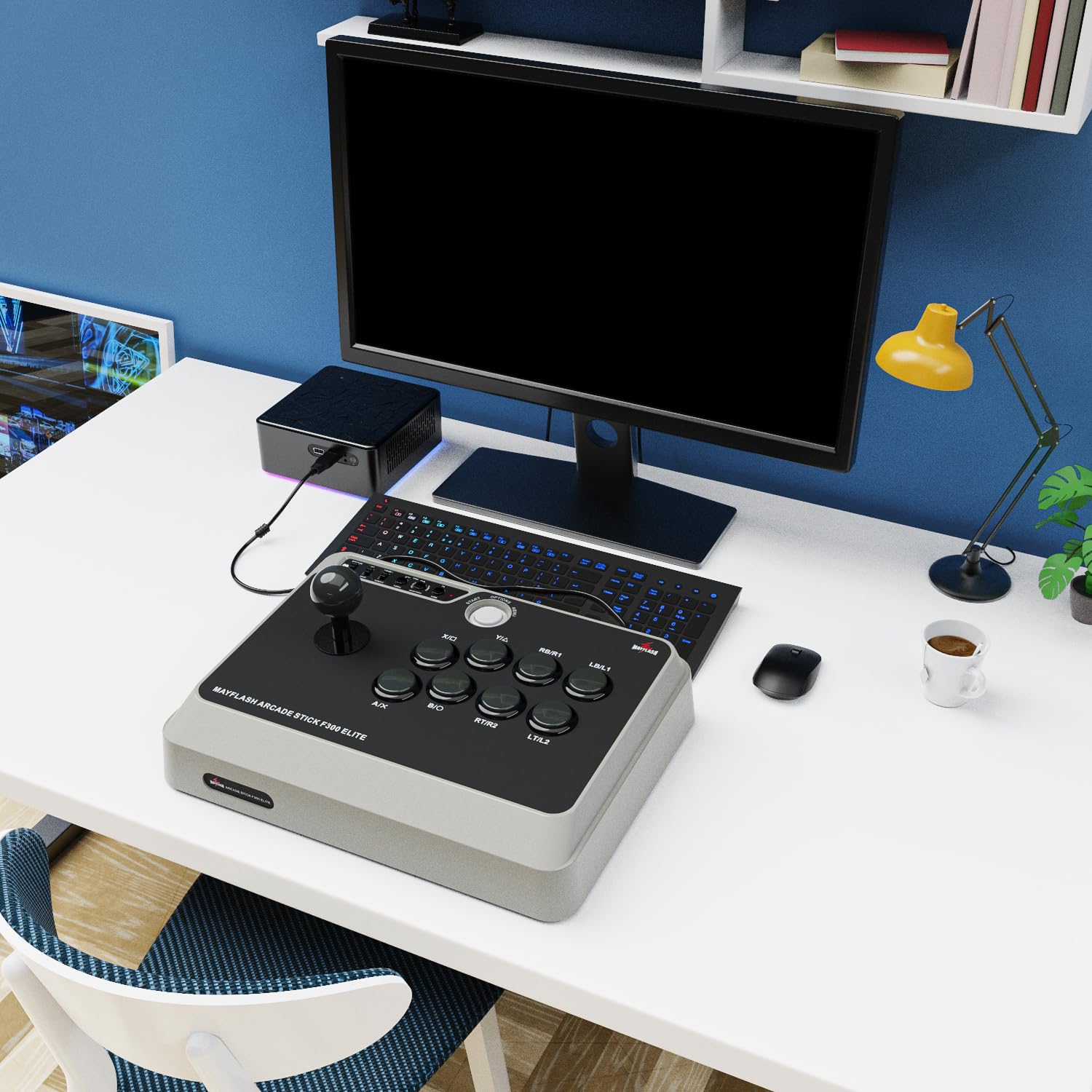 Amazon | Mayflash アーケードスティック F300 Elite PS4/PS3/NEOGEO