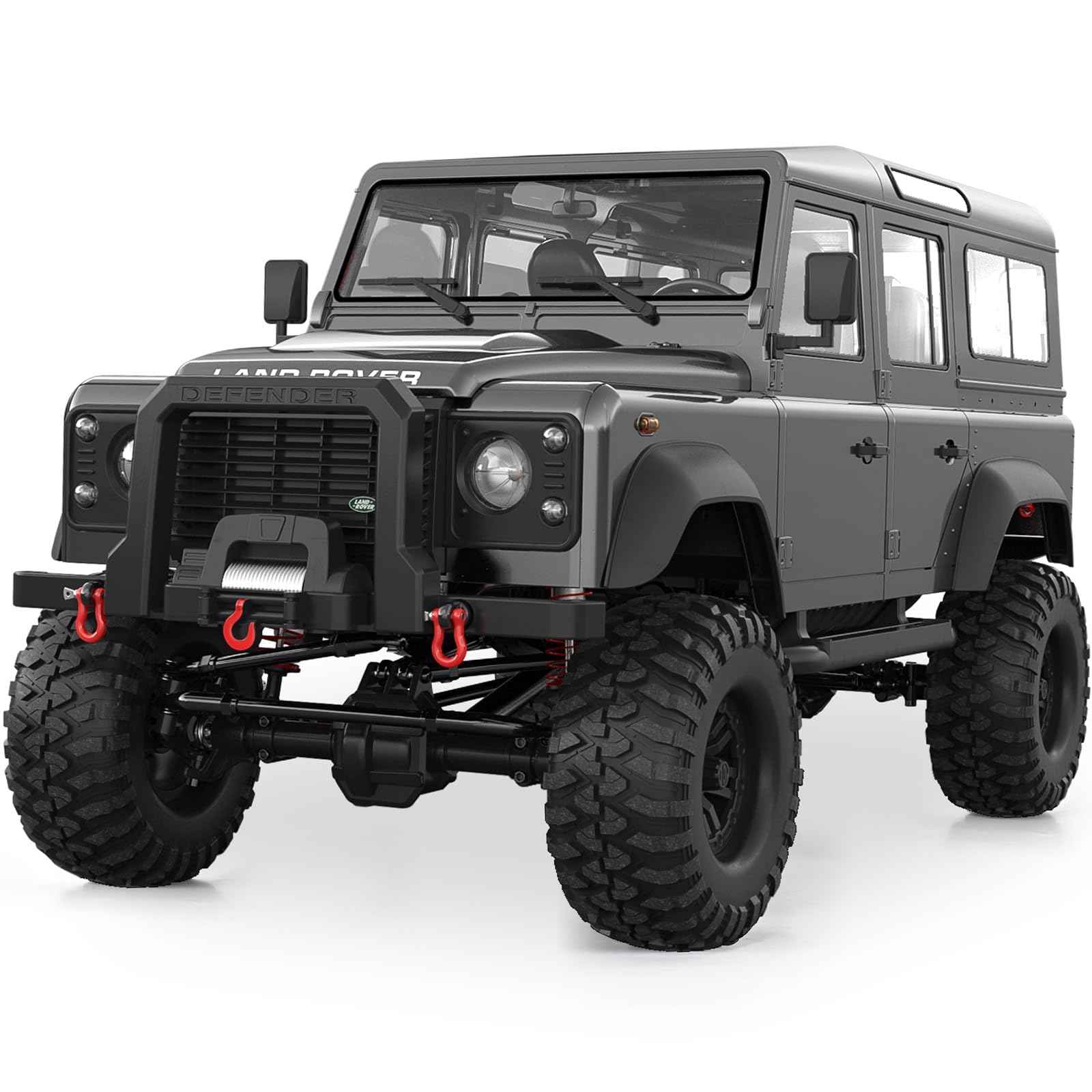 Amazon.com: DOUBLE E 1/8 Land Rover Defender D110 RC Crawler Truck