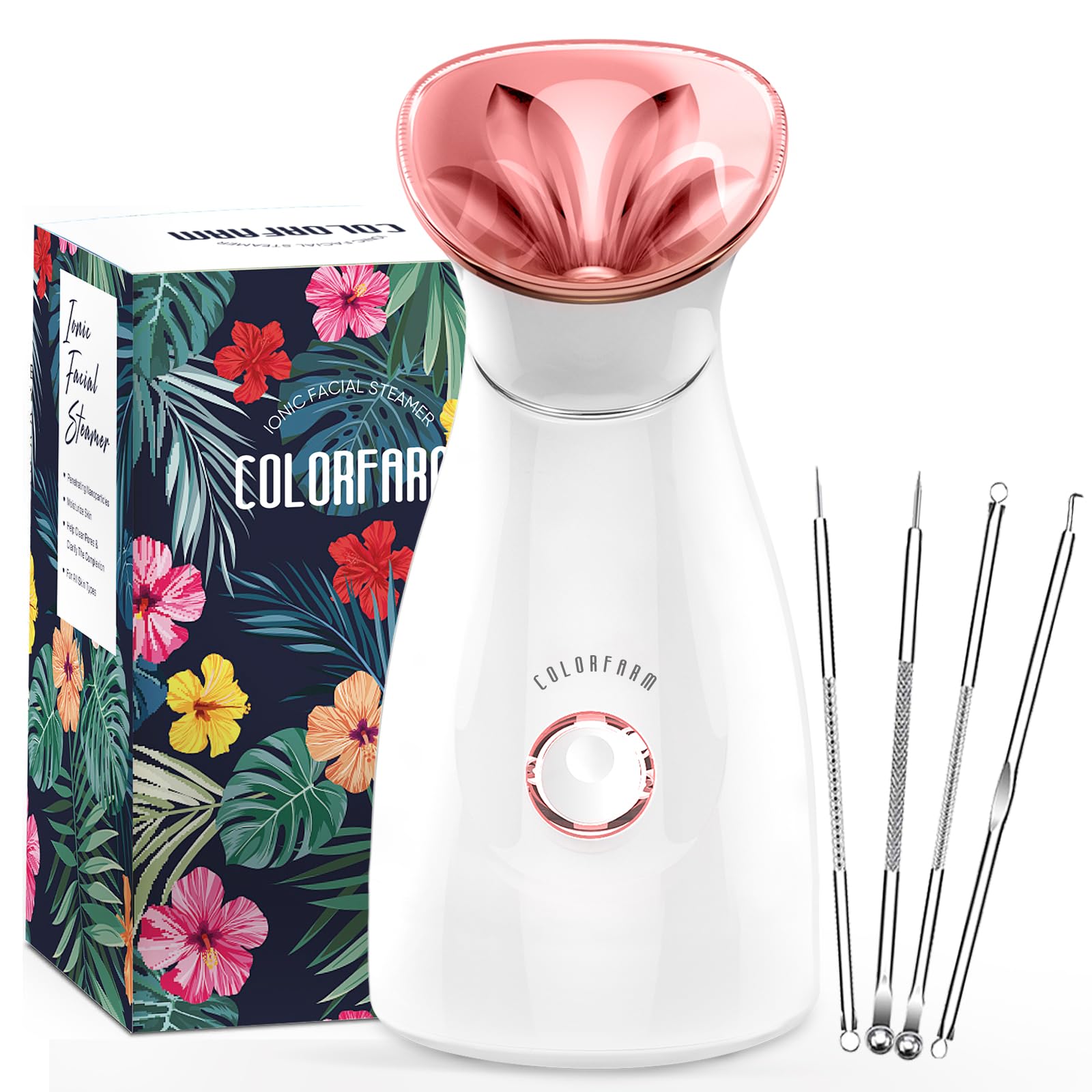 Facial Steamer Nano Ionic Hot Mist Face Steamer Home Sauna SPA