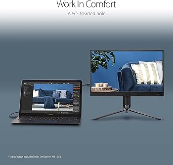 Amazon.com: ASUS ZenScreen 15.6” Portable USB Monitor - Narrow