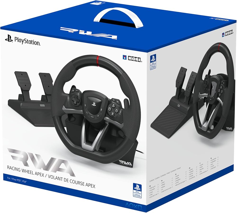HORI Racing Wheel Apex for Playstation 5, PlayStation 4 and PC