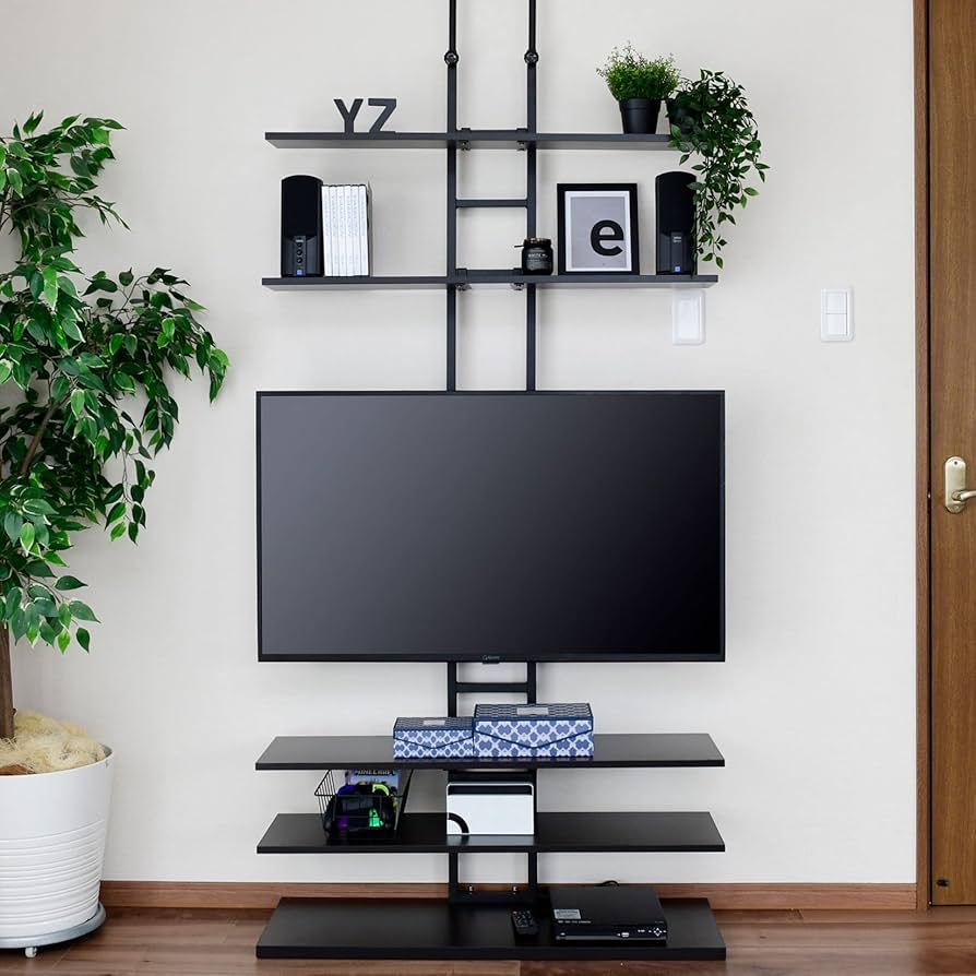 Amazon｜山善(YAMAZEN) テレビ台 テレビスタンド (ハイタイプ ロー